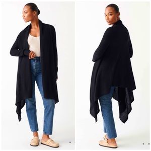 100% Cashmere wrap cardigan by white+warren
